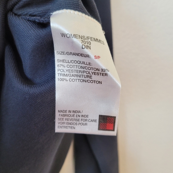 Woolrich navy blue 1/4 zip up pullover shirt Size Small - Picture 8 of 8